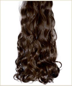 CURLY Light Chocolate Brown