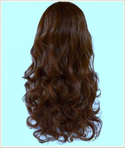 WIG CURLY Chocolate Brown