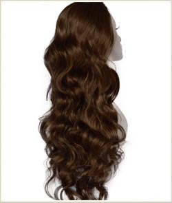 WIG CURLY Light Chocolate Brown